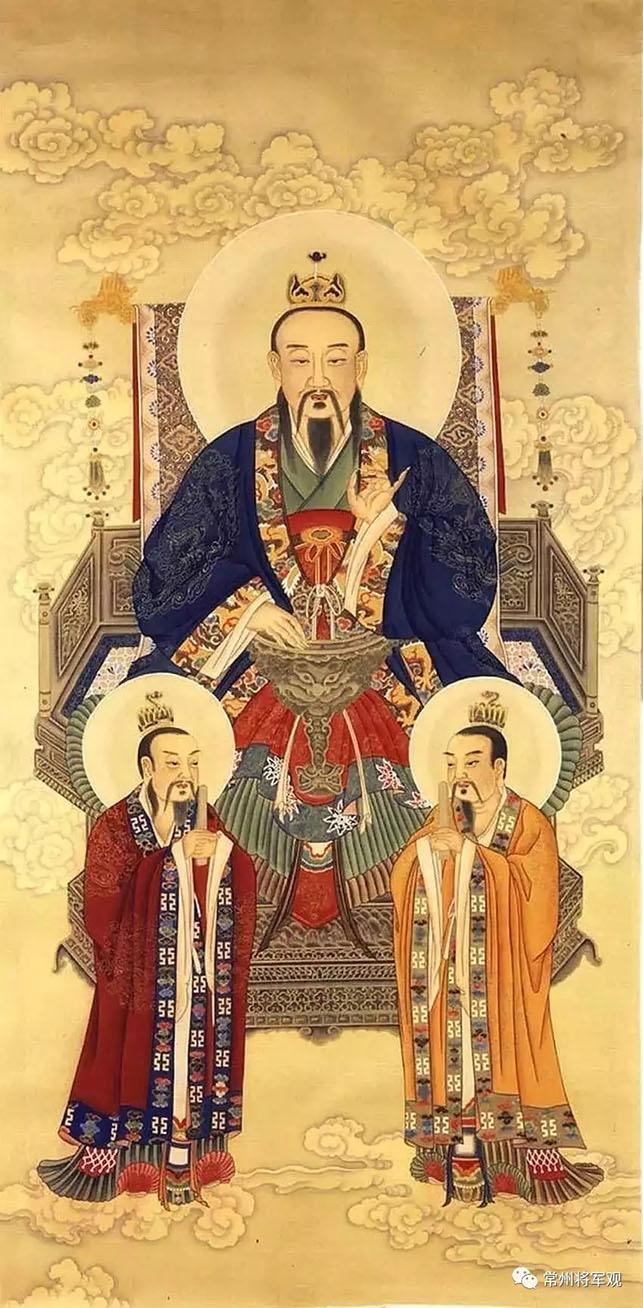 武进区遥观西林山将军观将于己亥年十月十三隆重举行“三清”神像(图3)